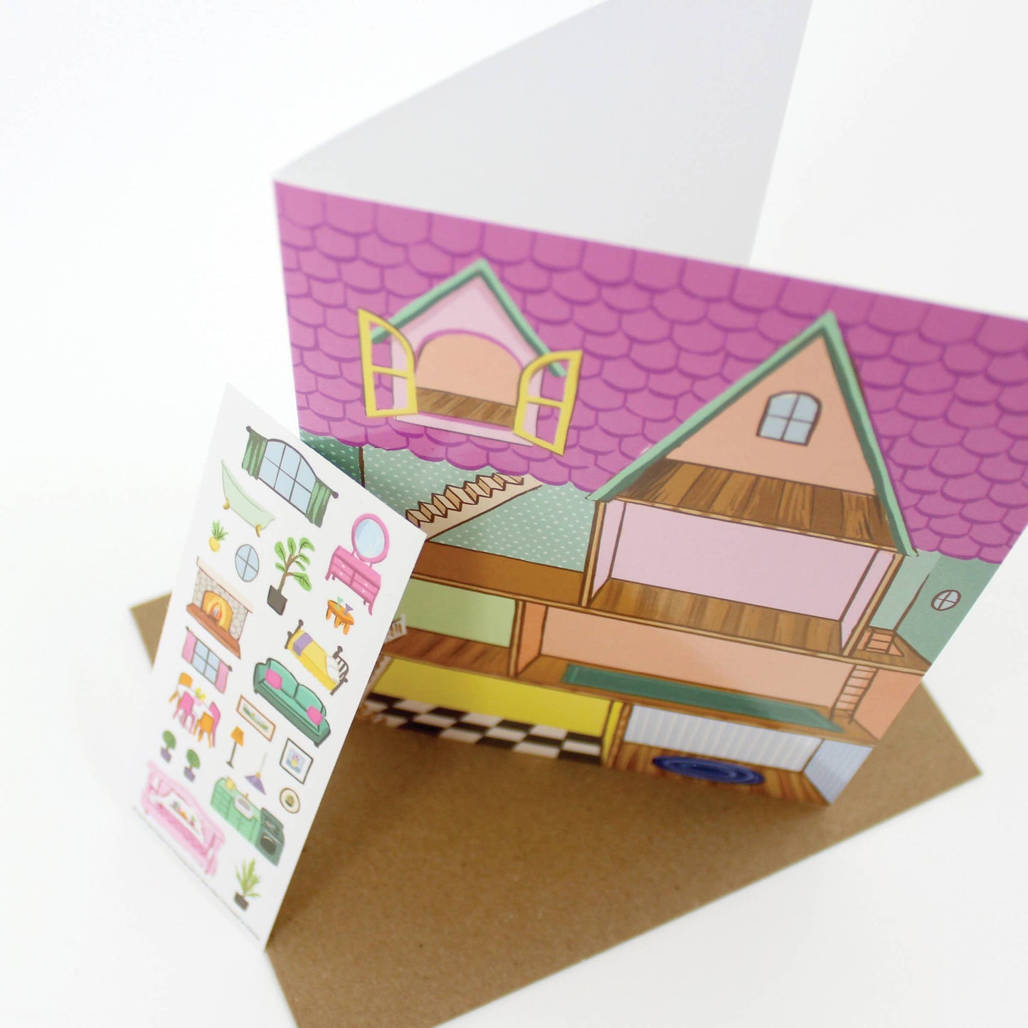 Sticker Scene Card | Dollhouse