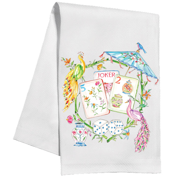 Kitchen Towel | Colorful Mahjong Tiles