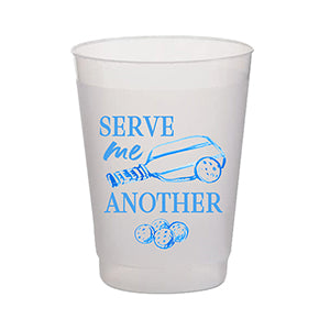 Blue Serve Me Another Pickleball Frost Flex Cup