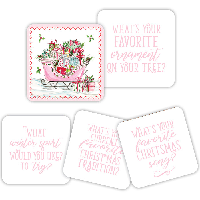 Conversation Coasters | Pink Sleigh