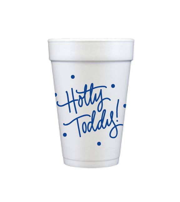 Hotty Toddy! Foam Cups | Red & Blue