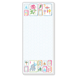 Skinny Notepad | Colorful Mahjong Tiles