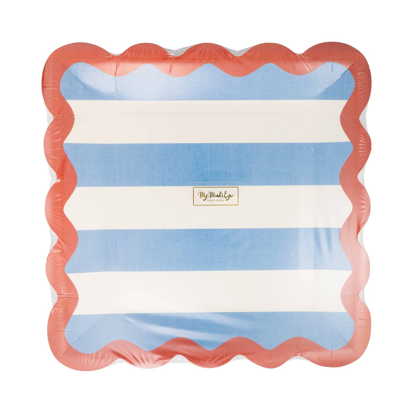 Hamptons Stripes Ric Rac Plate
