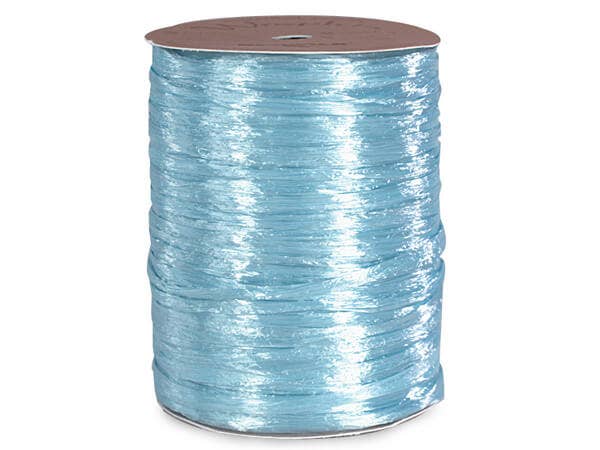 Pearlized Raffia Ribbon: Celadon | 100 yards