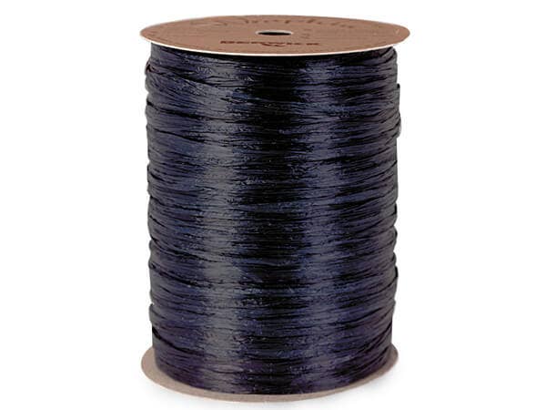 Matte Raffia Ribbon: Red | 100 yards