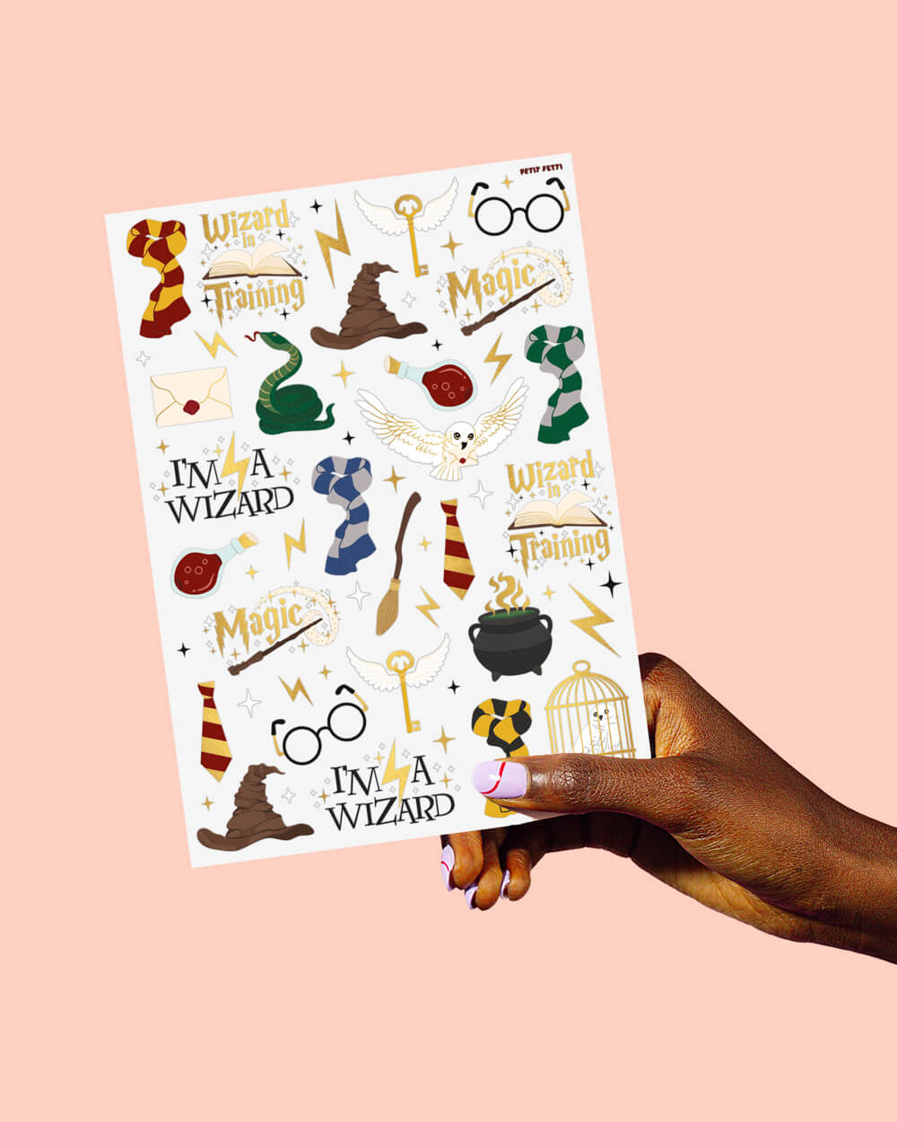 Wizard Foil Temporary Tattoos