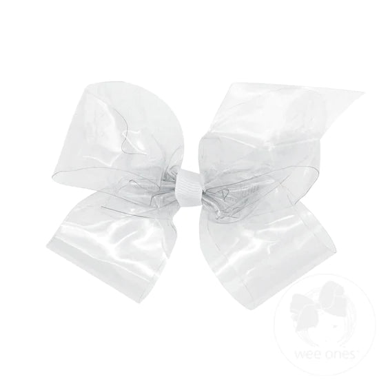 Medium WeeSplash Vinyl Bow | Plain Wrap
