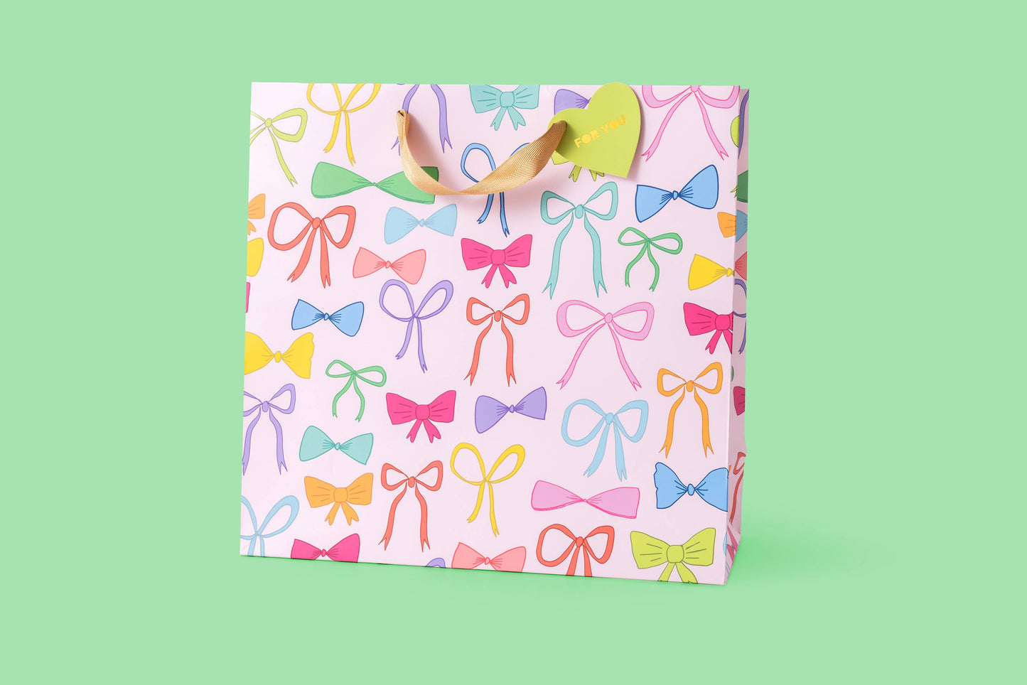 Colorful Bows Gift Bag| Medium