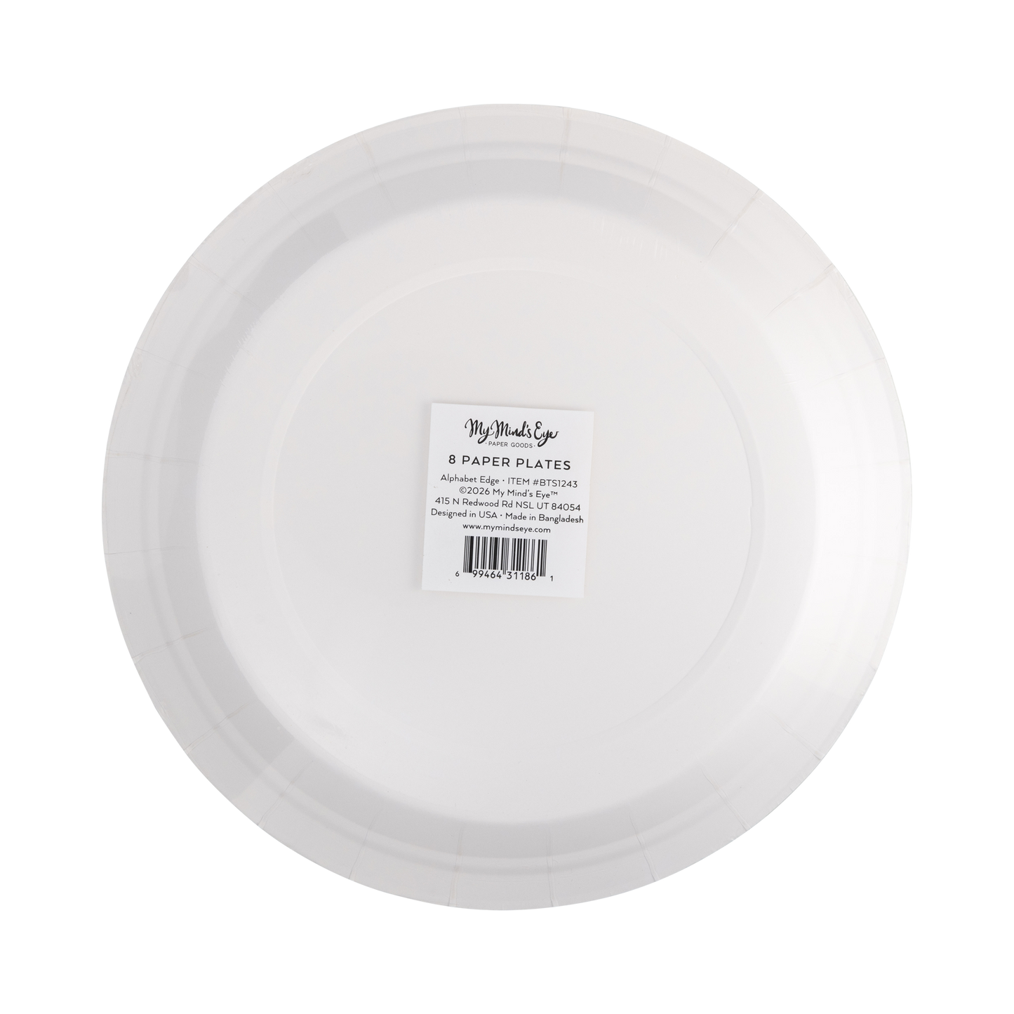 Alphabet Plate