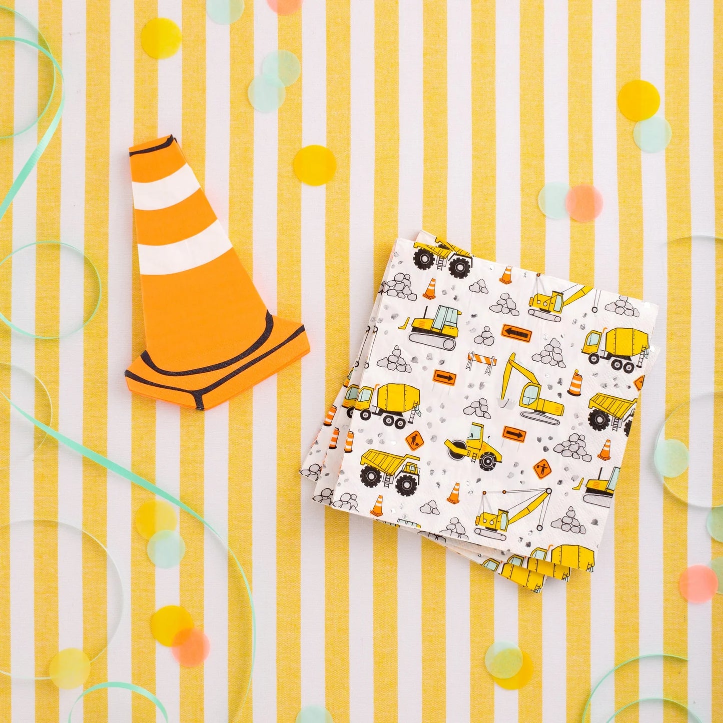Under Construction Petite Napkins