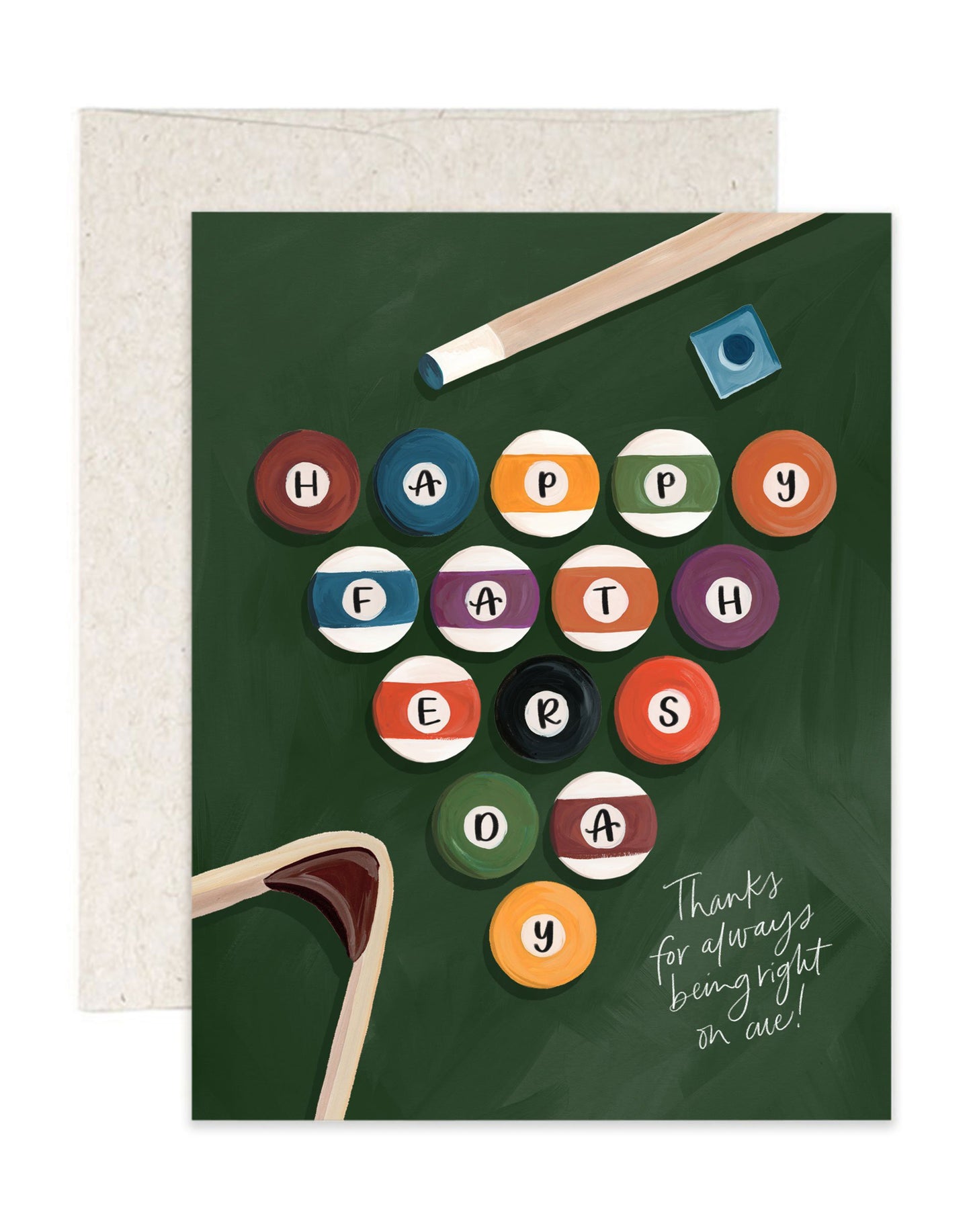 Father's Day Pool Greeting Card