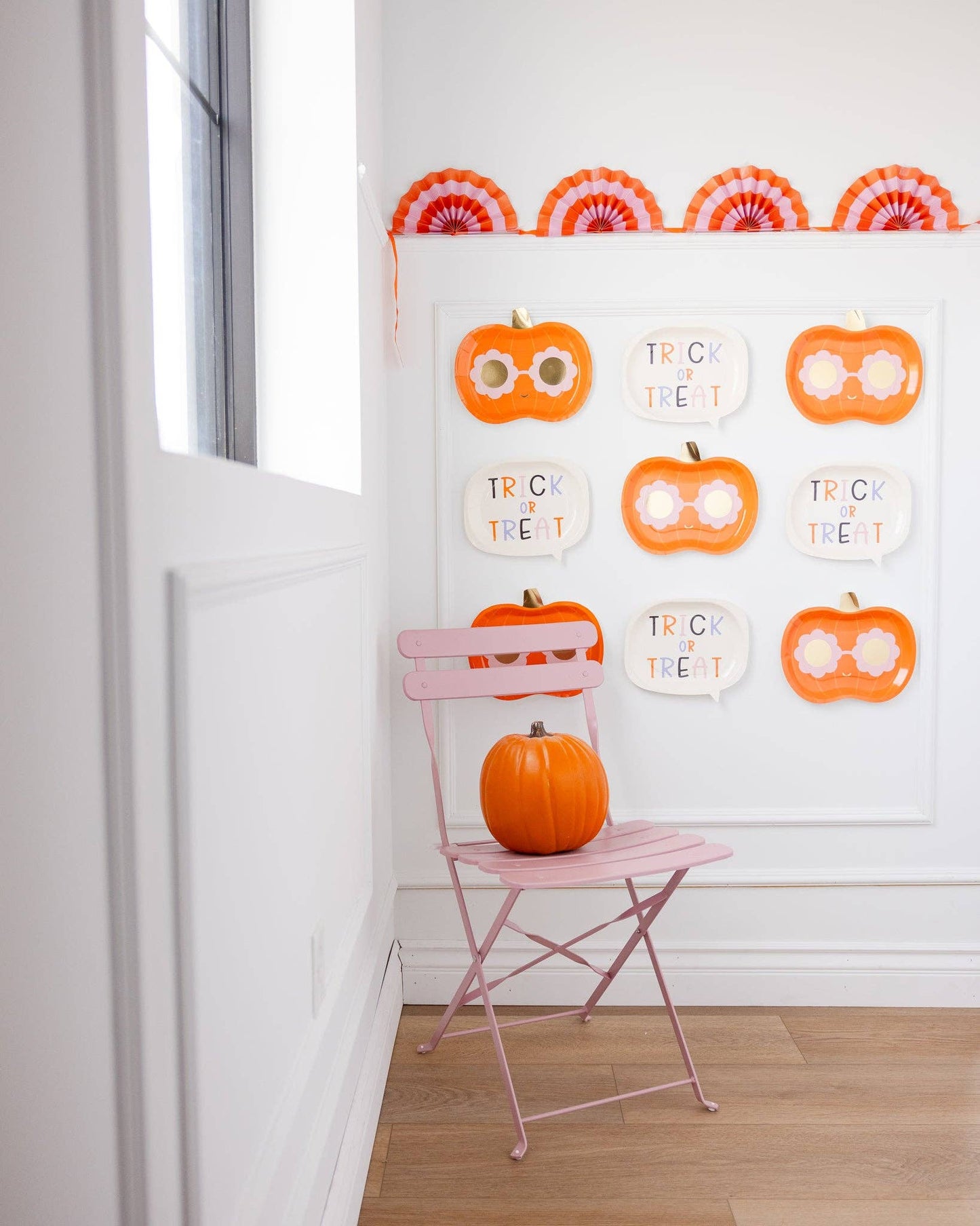 Groovy Pumpkin Shaped Plate
