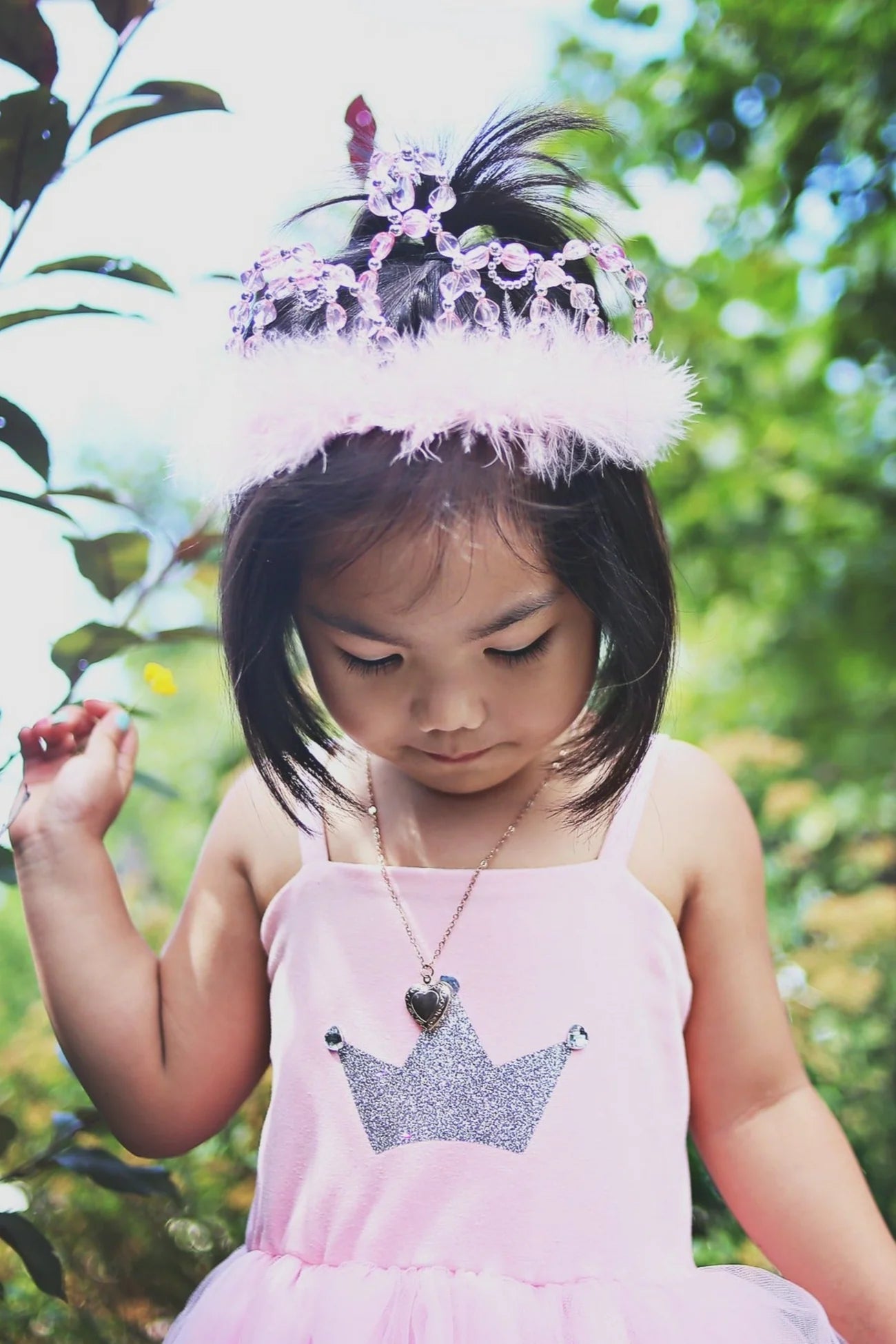 Princess Tiara | Pink/Silver