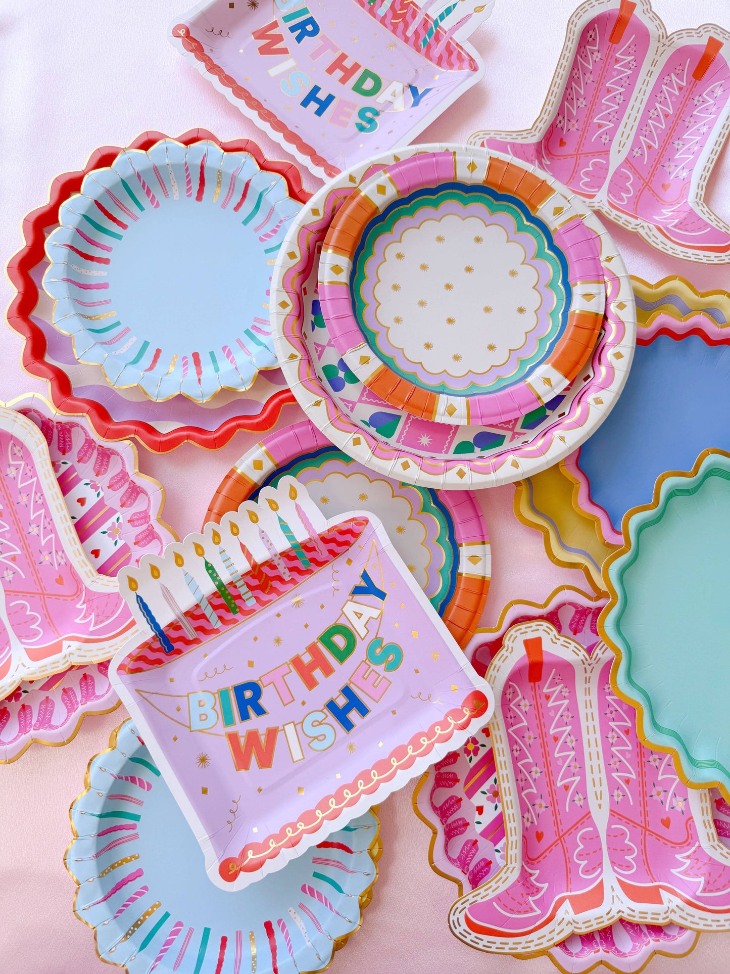 Birthday Wishes Dessert Plate