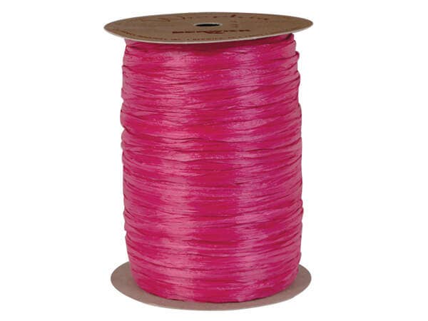 Matte Raffia Ribbon: Jungle Green
