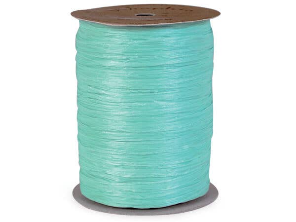 Matte Raffia Ribbon: Kelly