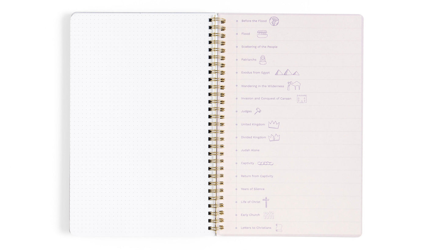 Church Notebook with Maps | Lilac