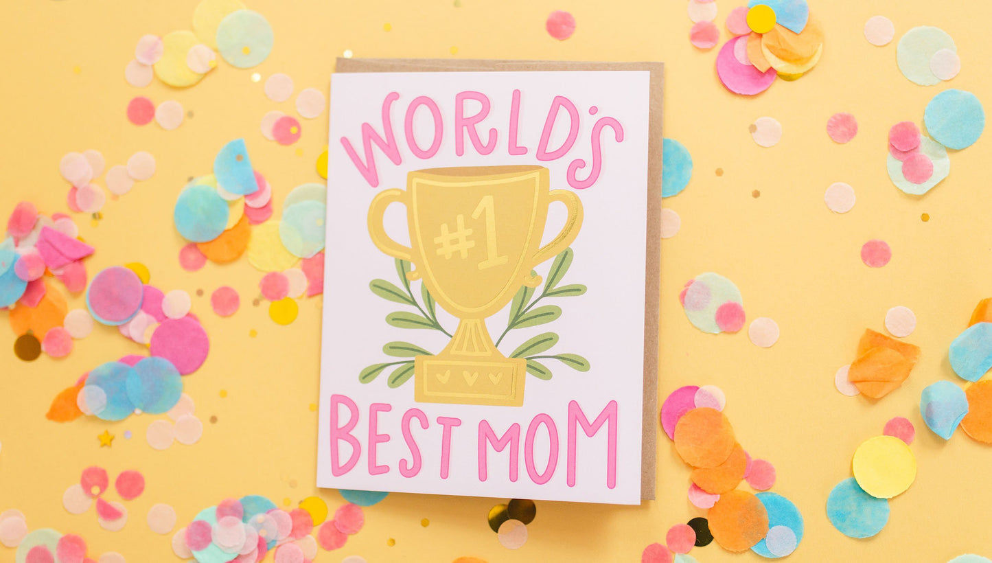 World's Best Mom Greeting Card