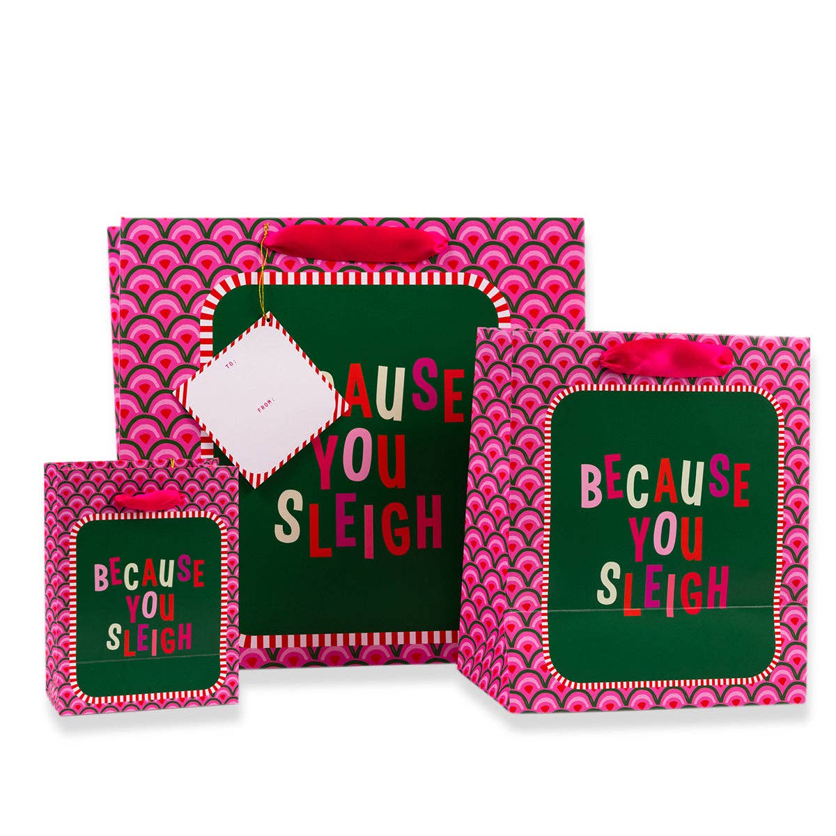 Gift Bag - Sleigh: Large