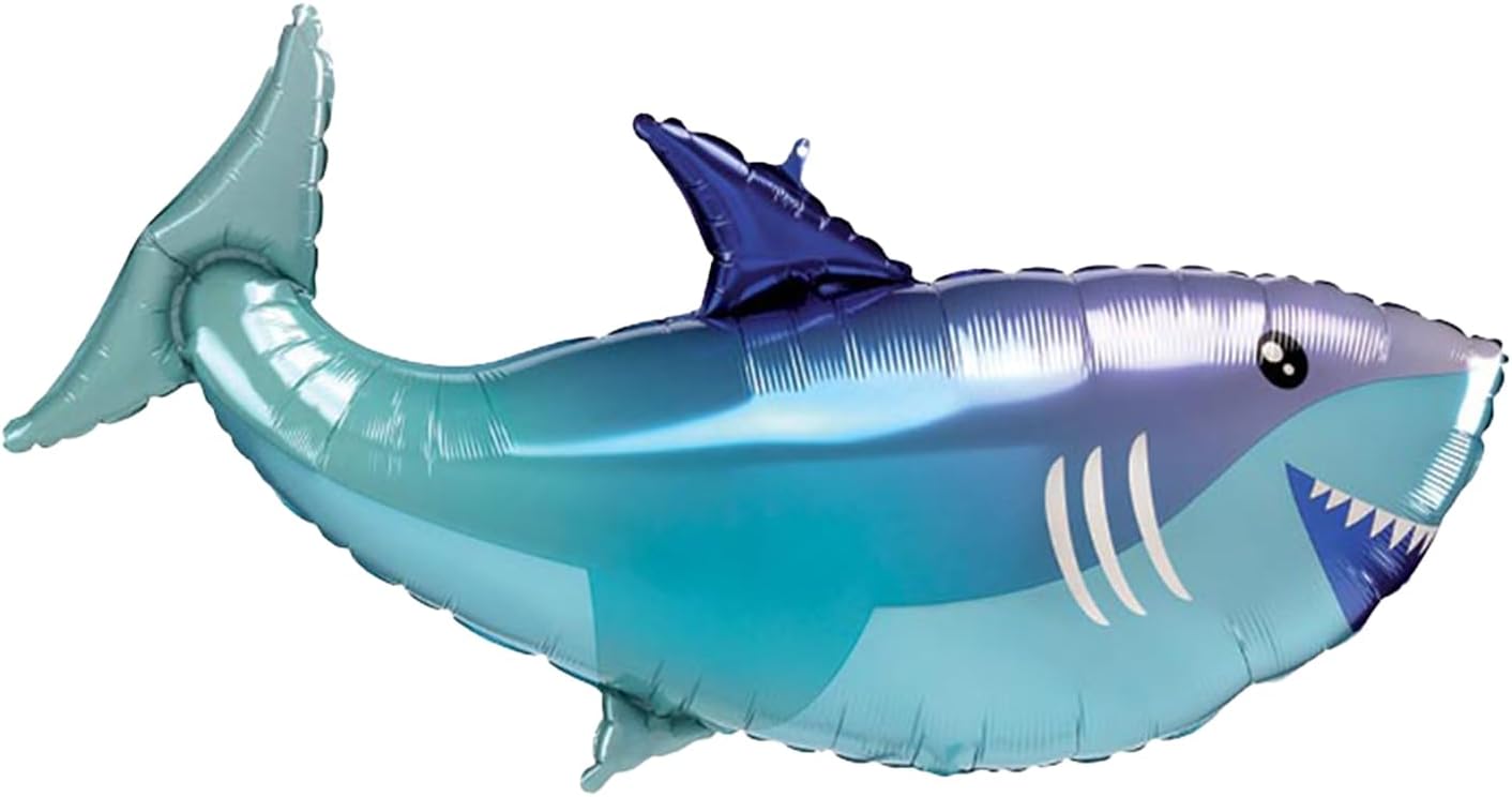 Blue Shark Foil Balloon