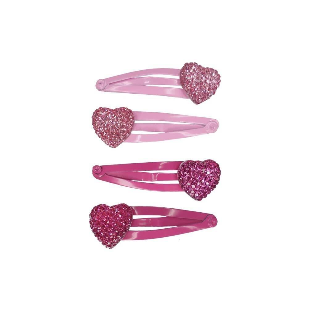 Sparkly My Heart Hair Clips
