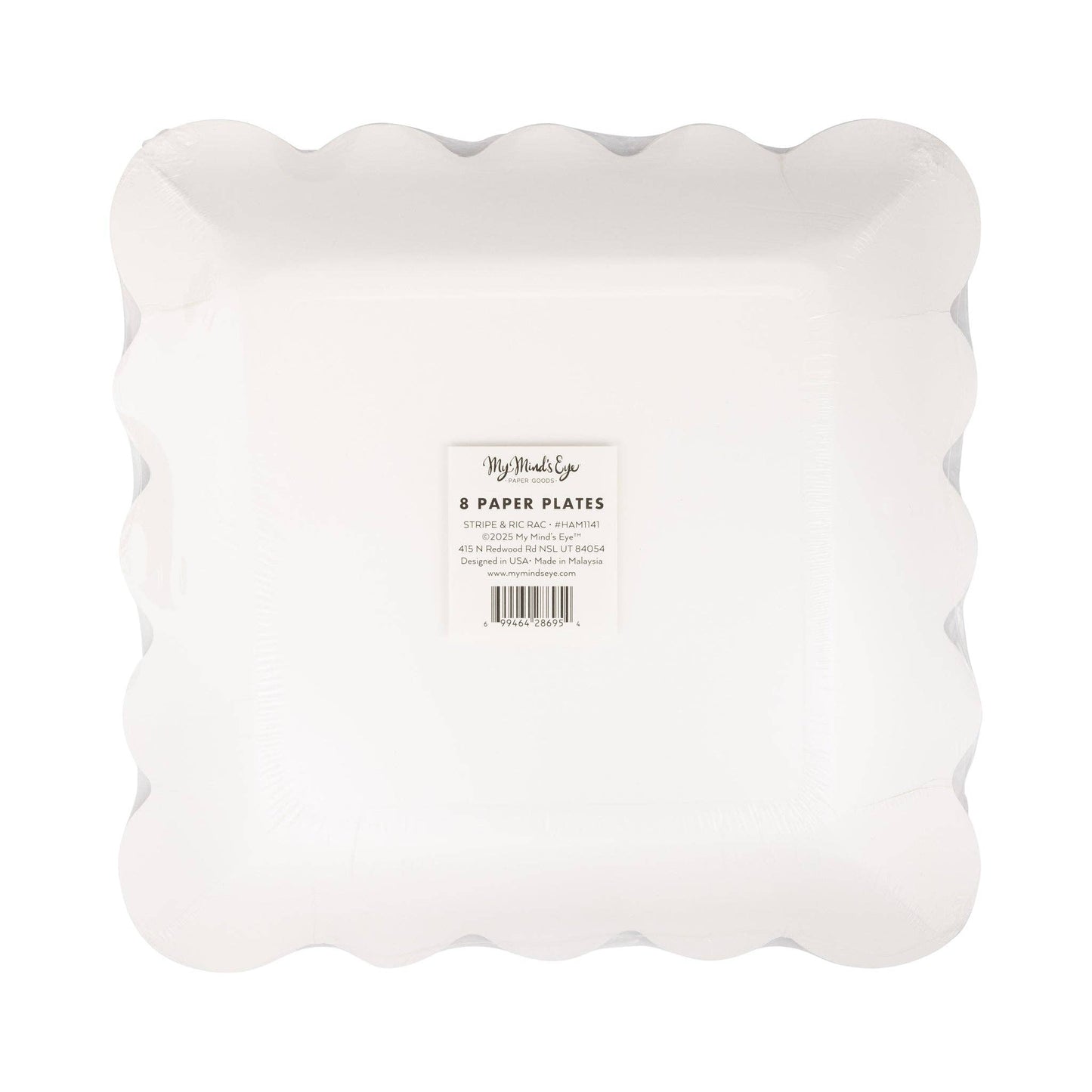 Hamptons Stripes Ric Rac Plate