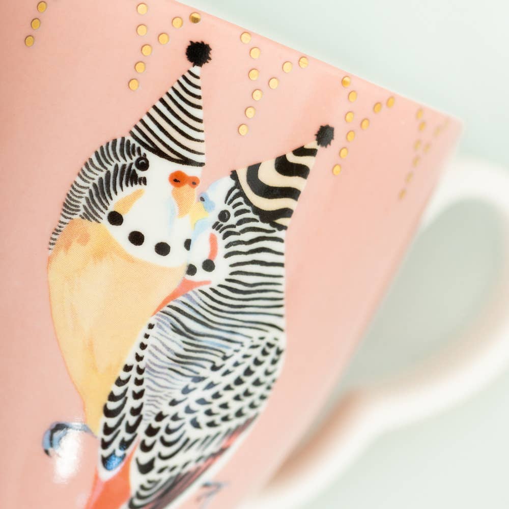 Parrots with Hats Mug | Large