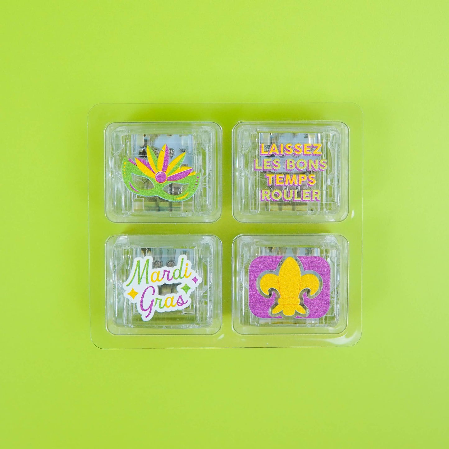 Glo Pals Mardi Gras Cubes