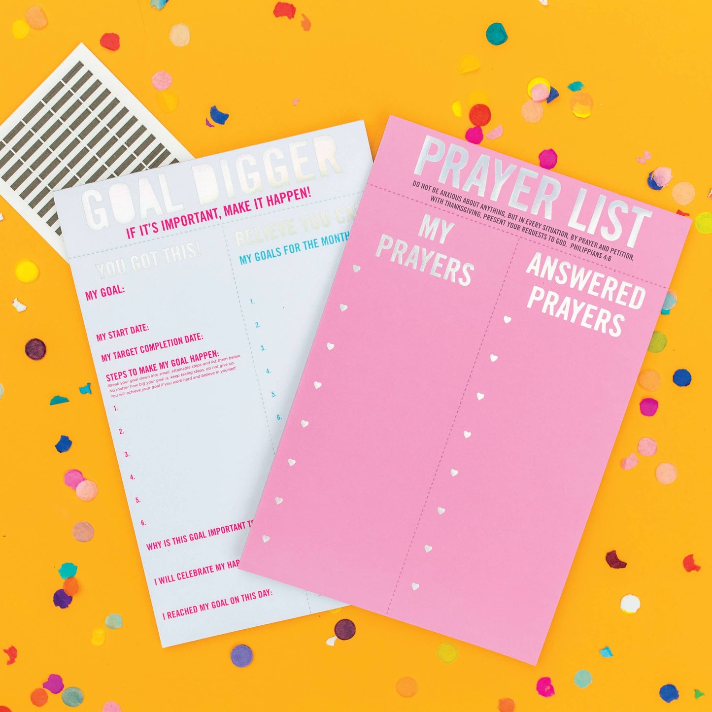 Goal Setting Notepad - "Goal Digger"