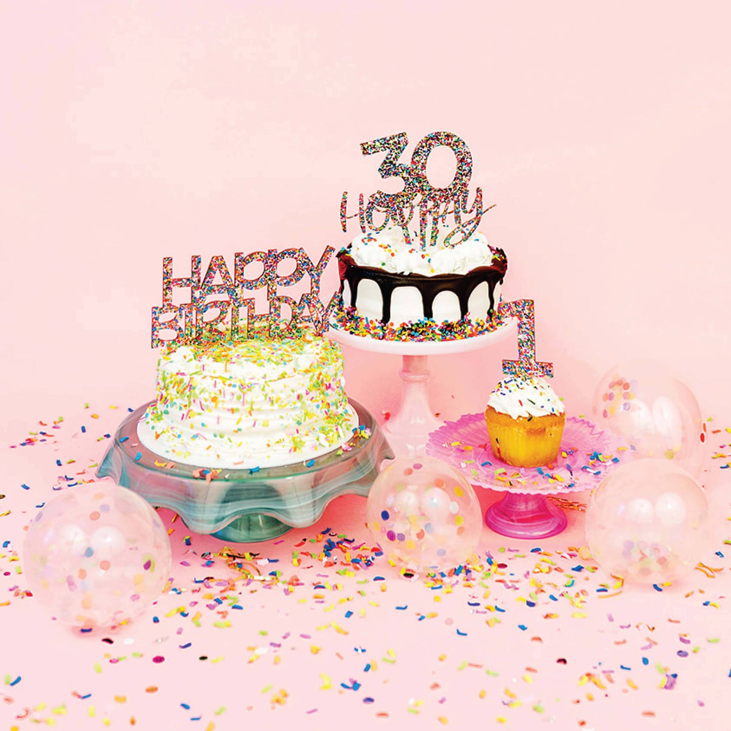 Hooray Cake Topper