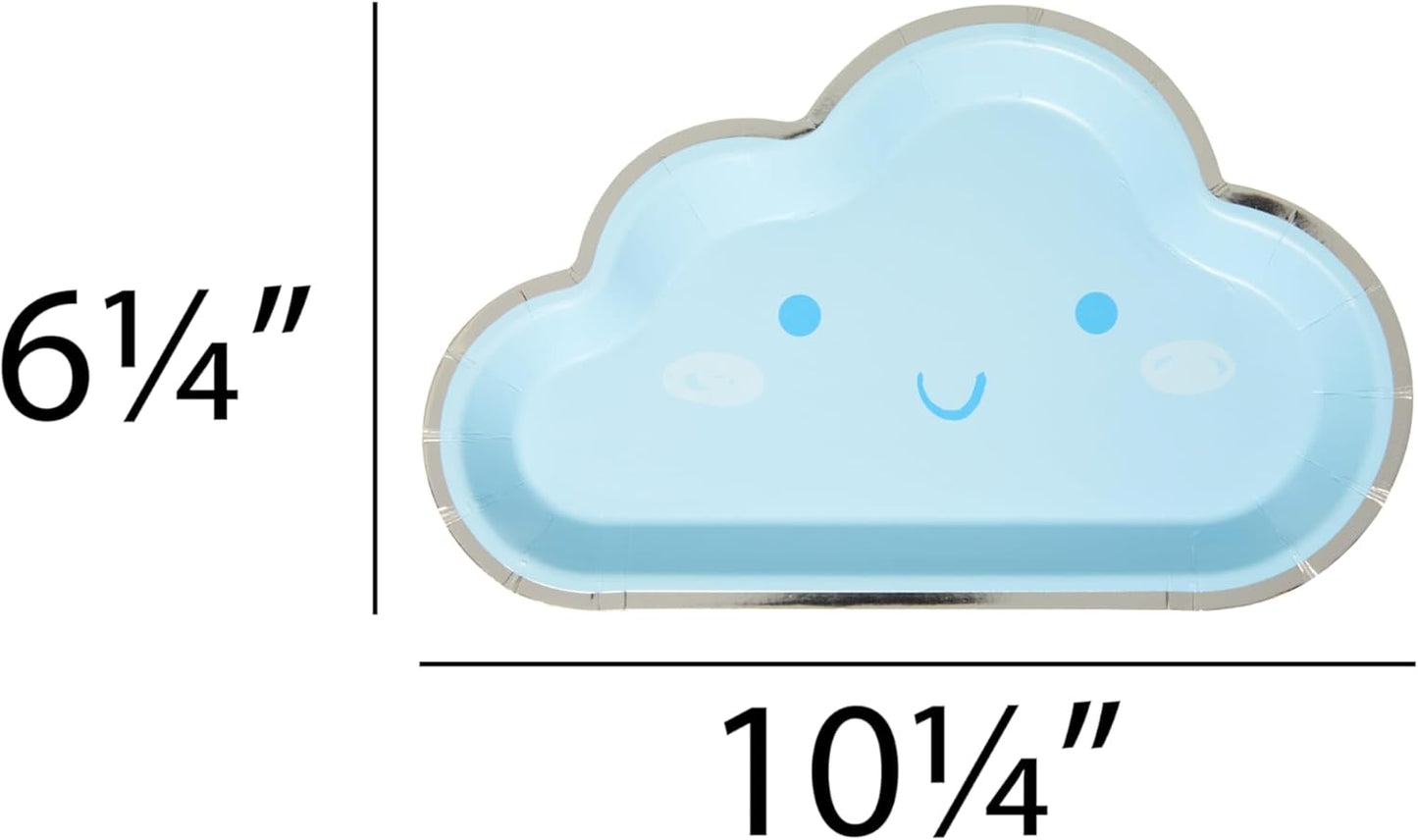 Little Cloud Die Cut Dinner Plate