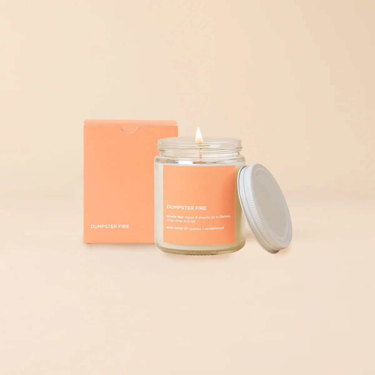 Candle Jar with Lid | Dumpster Fire