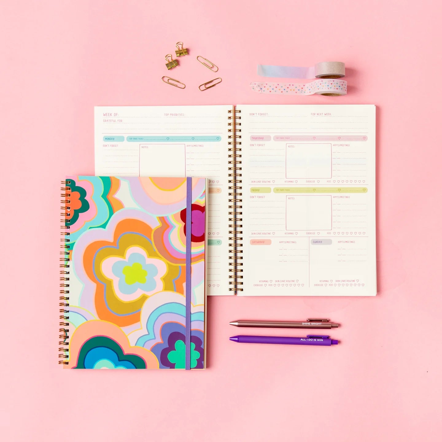 Perpetual Planner | Trippy Floral