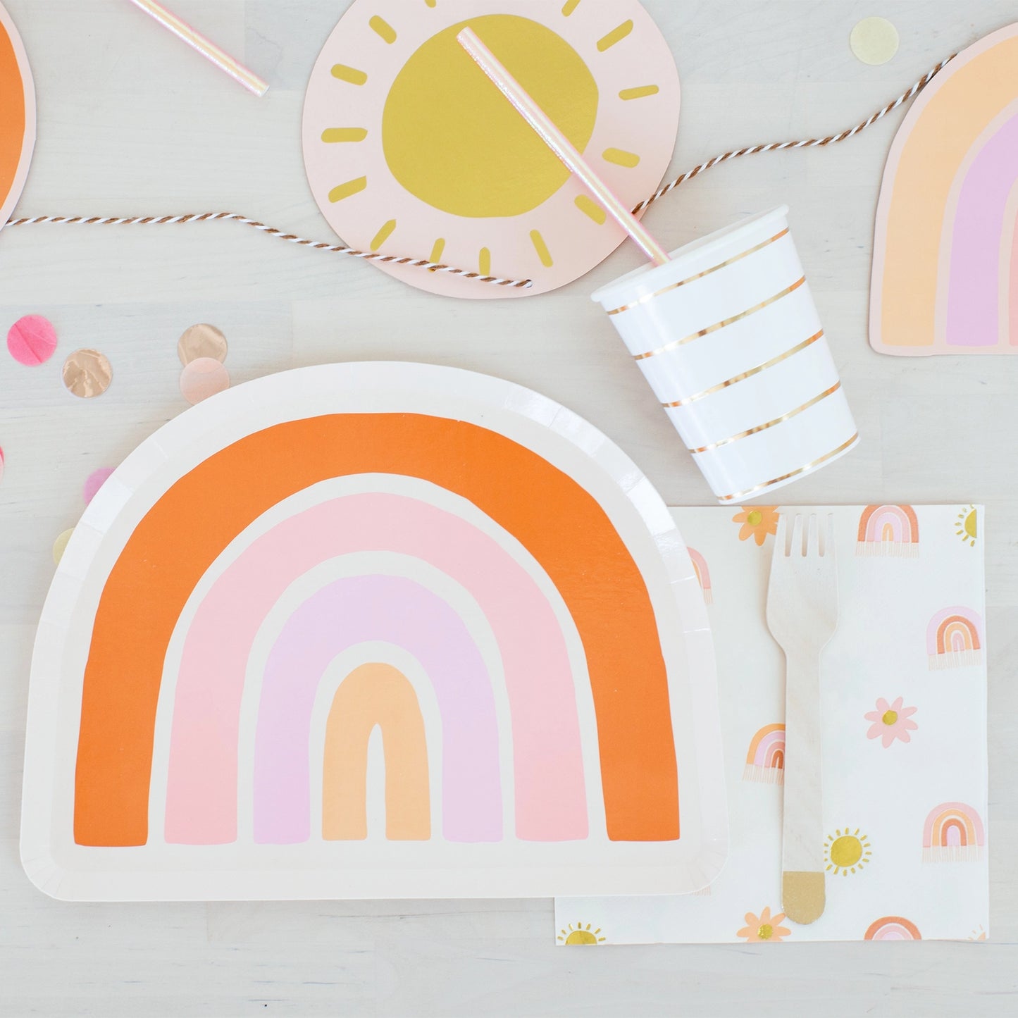 Boho Rainbow Large Napkins