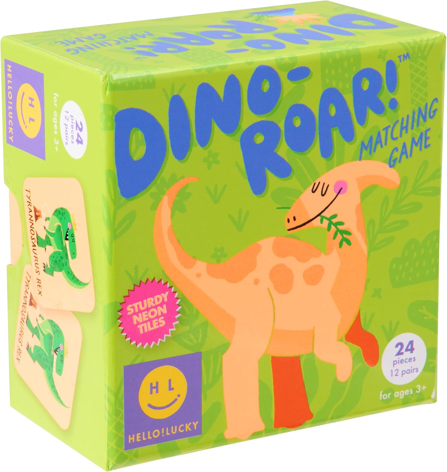 Hello!Lucky Dino Roar Matching Game