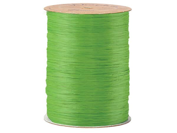 Matte Raffia Ribbon: Red | 100 yards