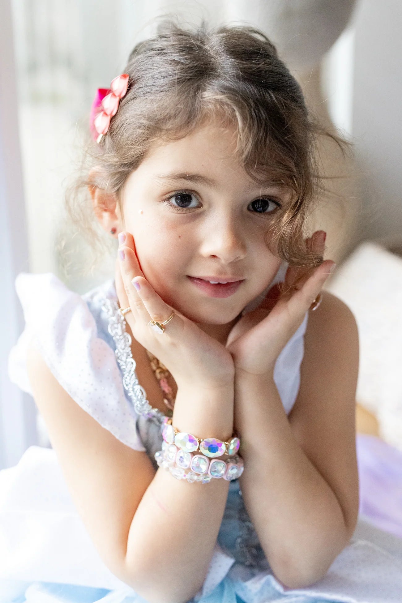 Swiftie Pink Gem Bracelet