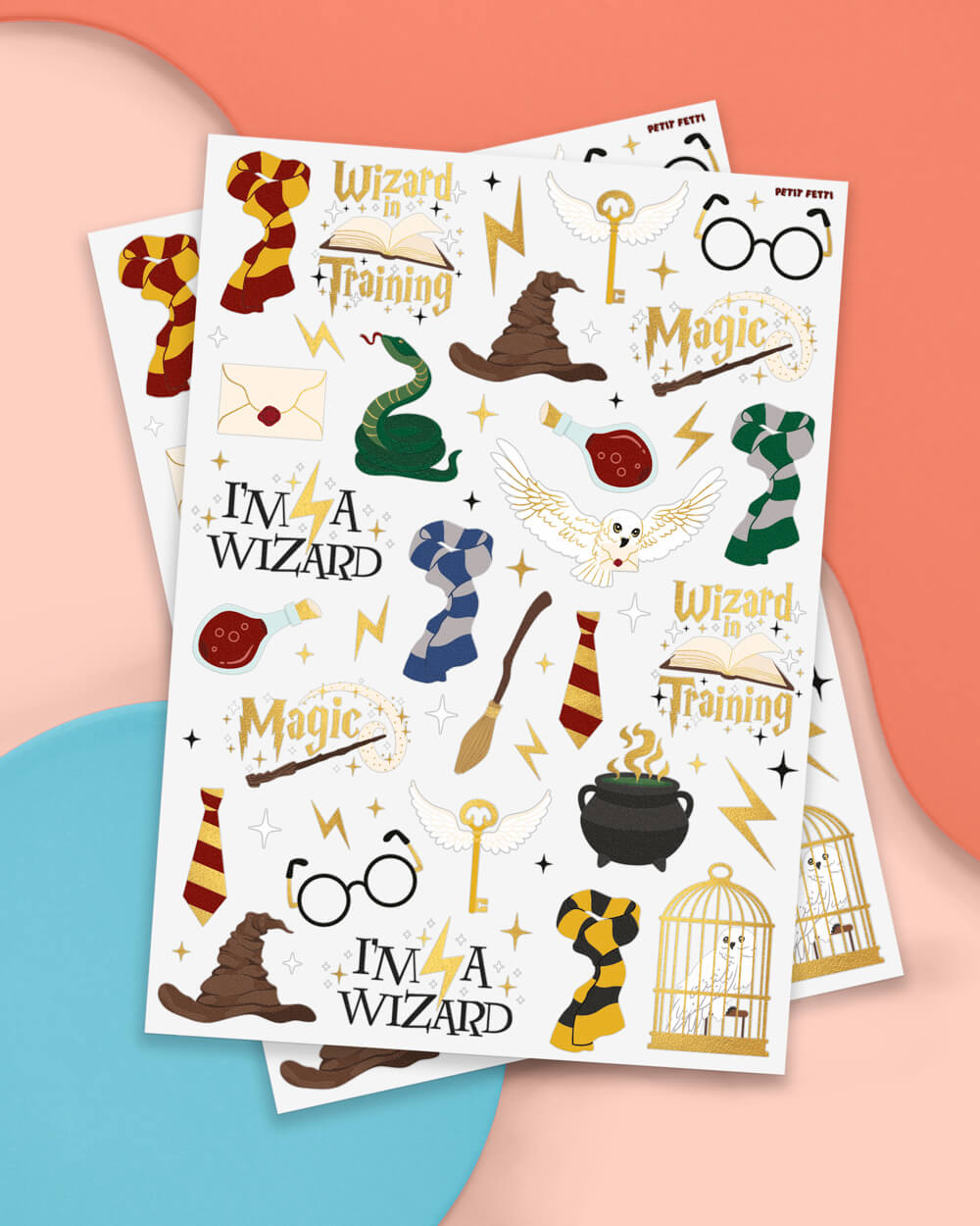 Wizard Foil Temporary Tattoos