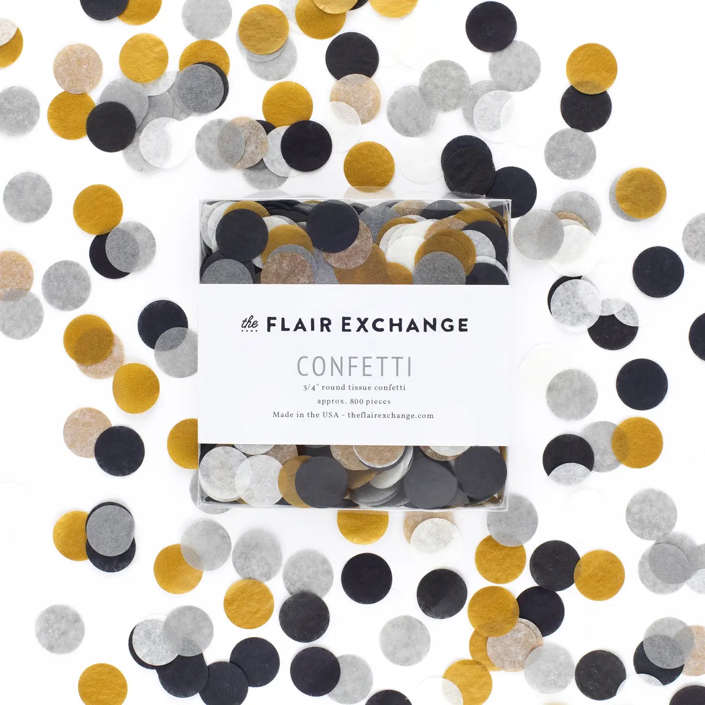 Handcut Confetti | Tuxedo