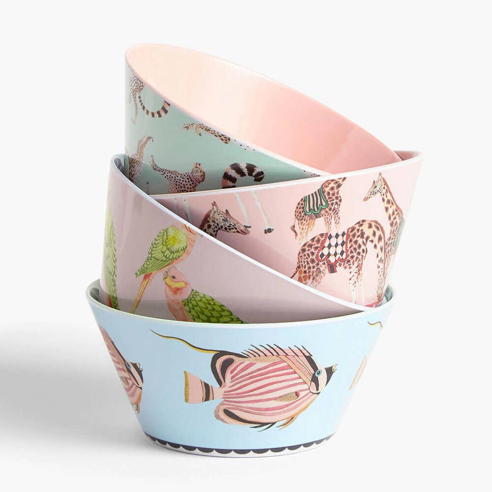 Safari Picnic Bowls | Set of 4