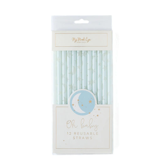 Baby Blue Reusable Straws
