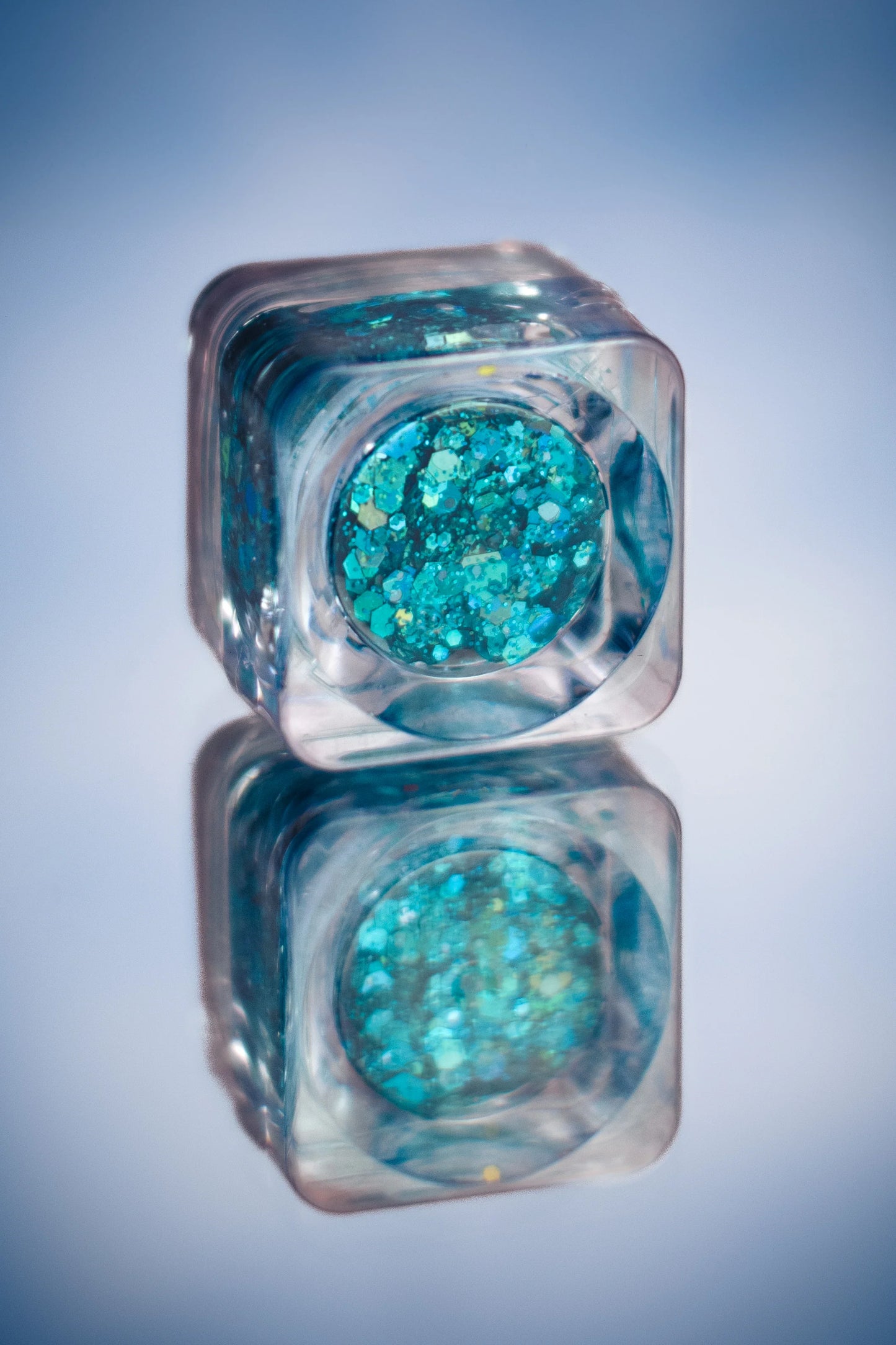 Celebrations Teal Blue Glitter Gel