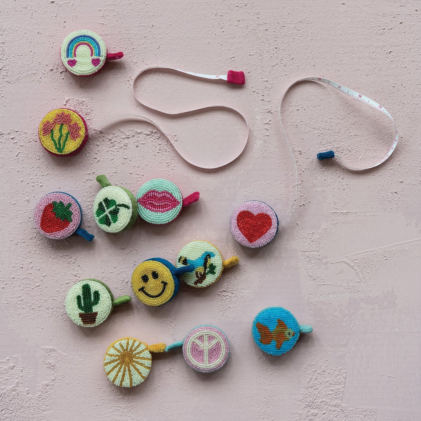 Glass Beaded Tape Measure