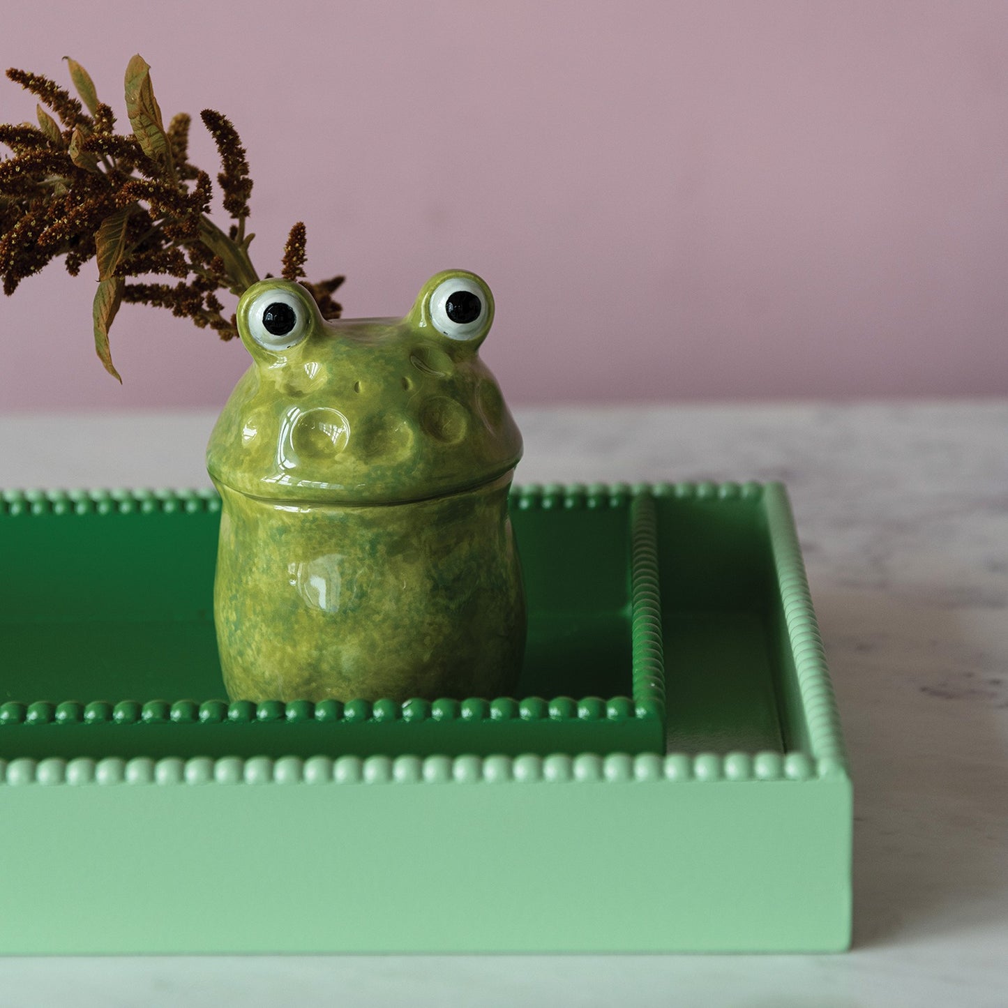 Decorative Hobnail Trays