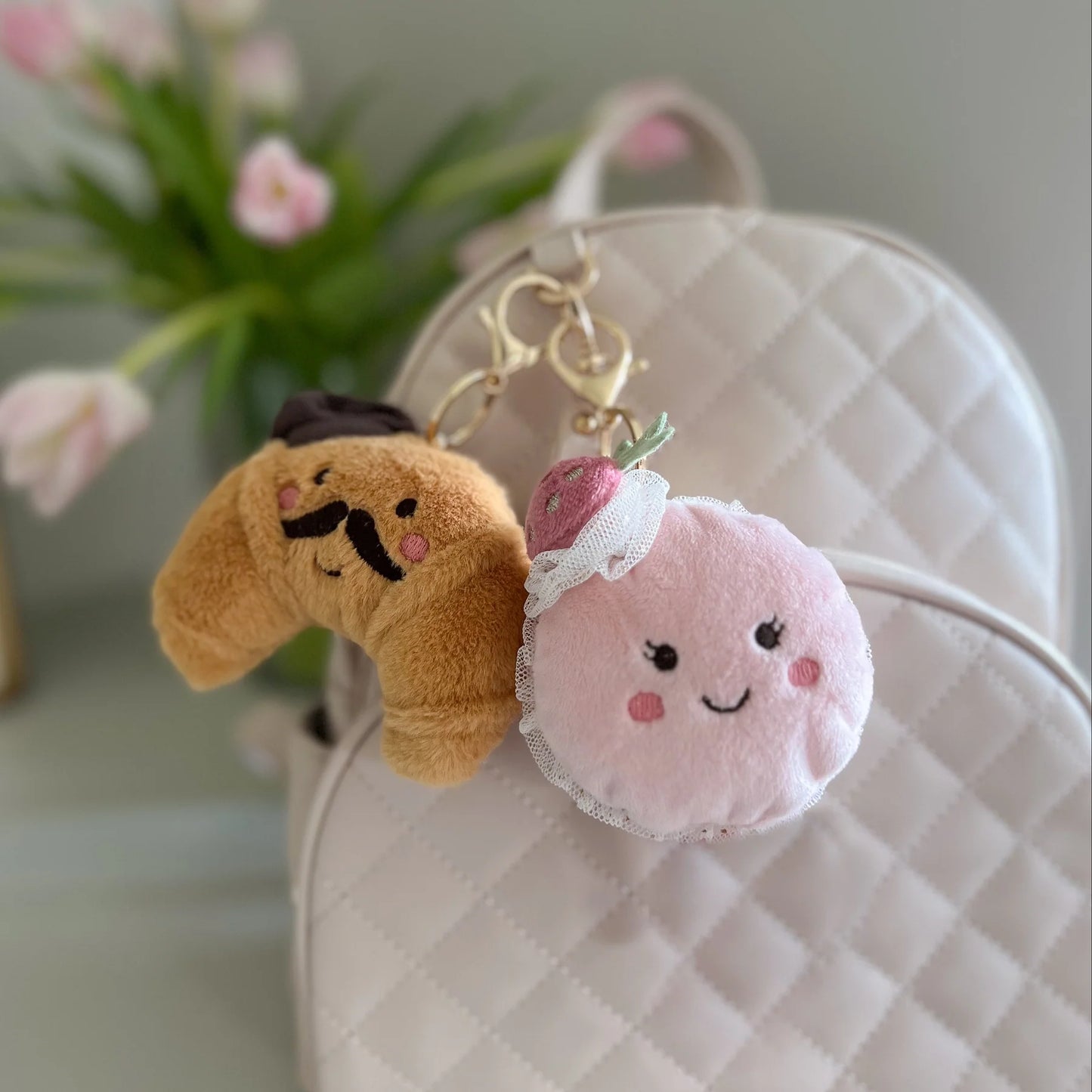 Marie Macaron Bag Charm