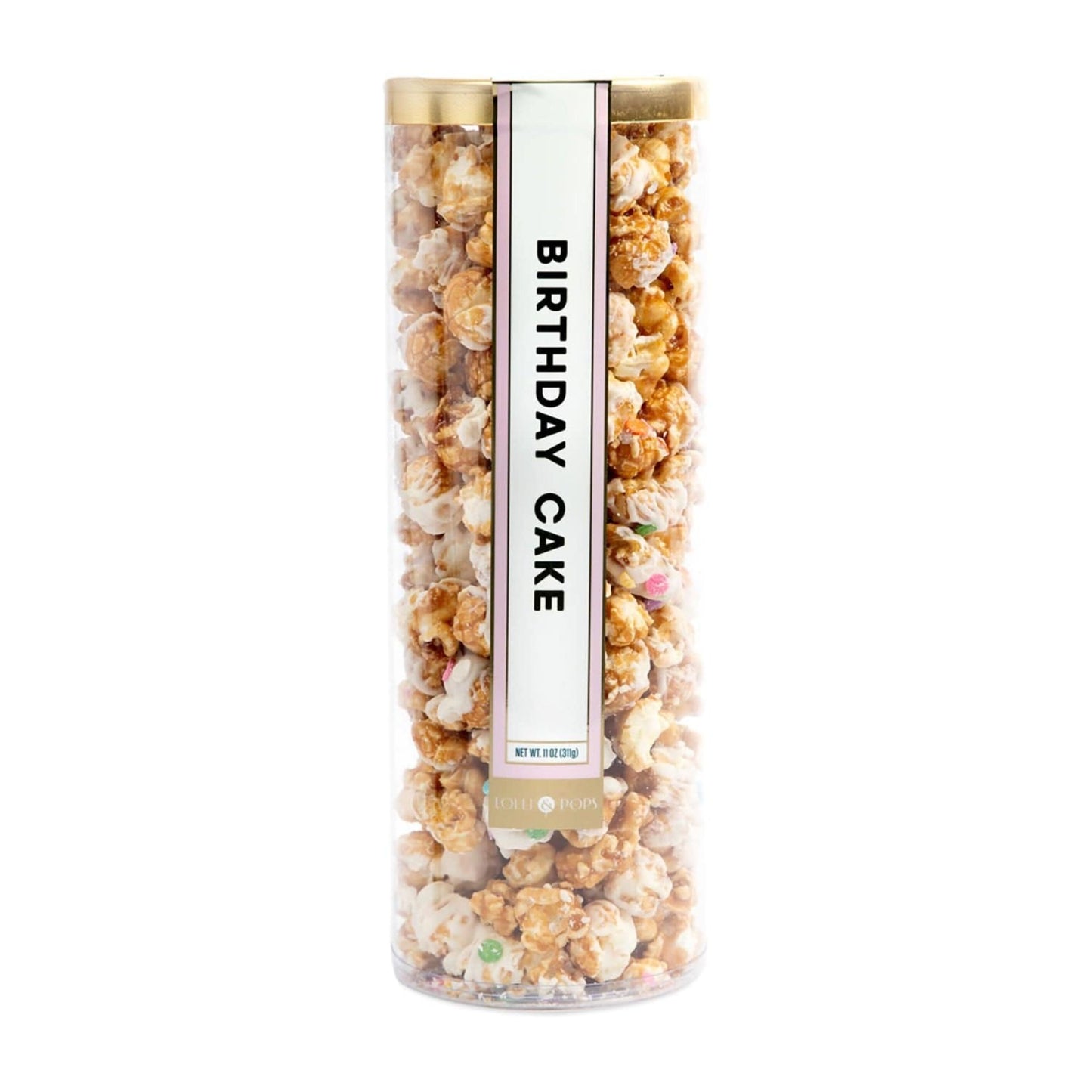 Birthday Cake Popcorn Tube