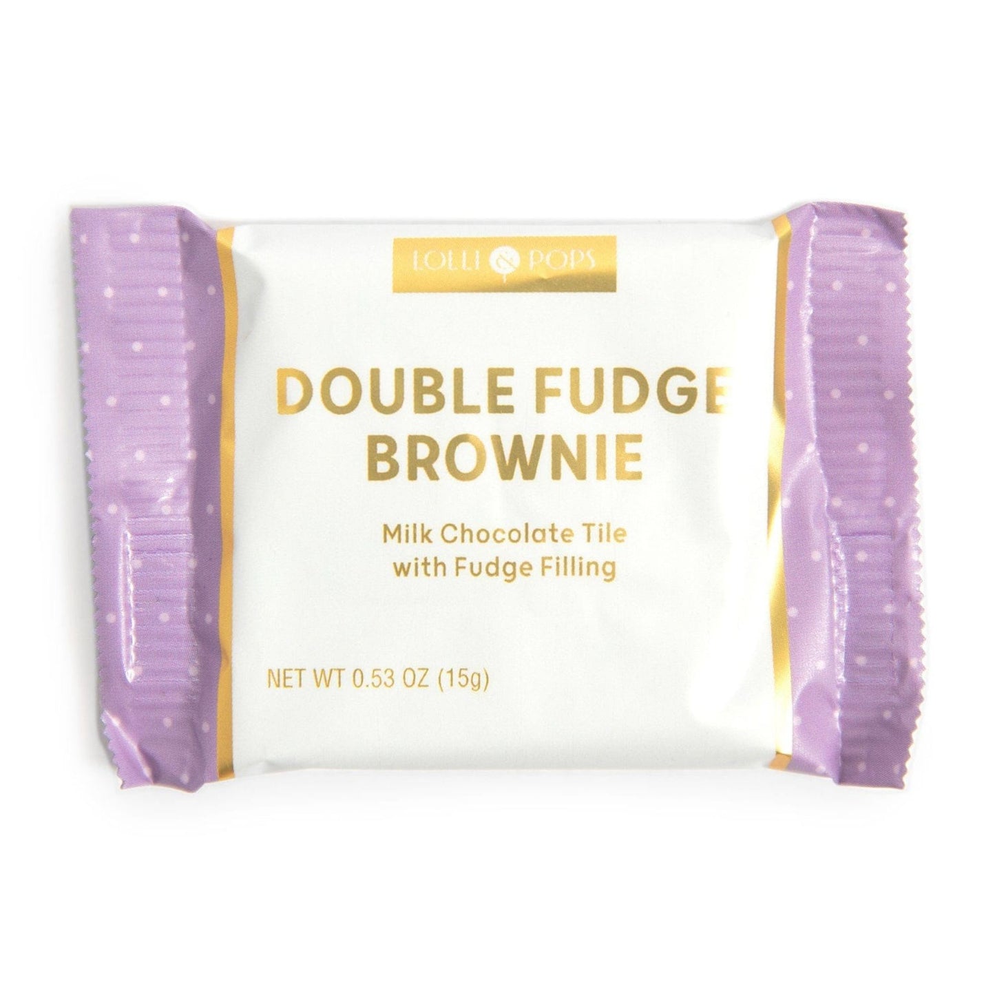 Double Fudge Brownie Milk Chocolate Tile