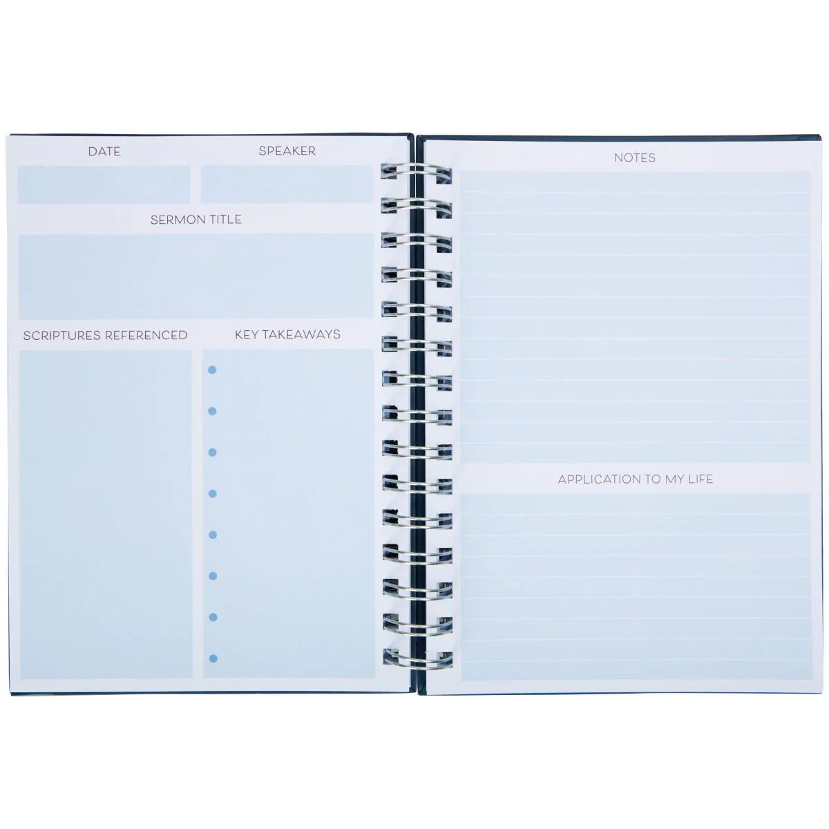 Blue Clouds Twin Wire Guided Journal