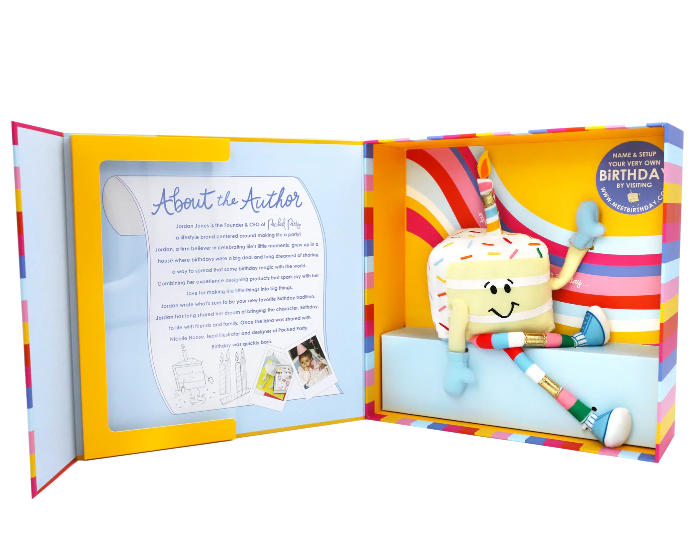 Meet Birthday Book with Plushie