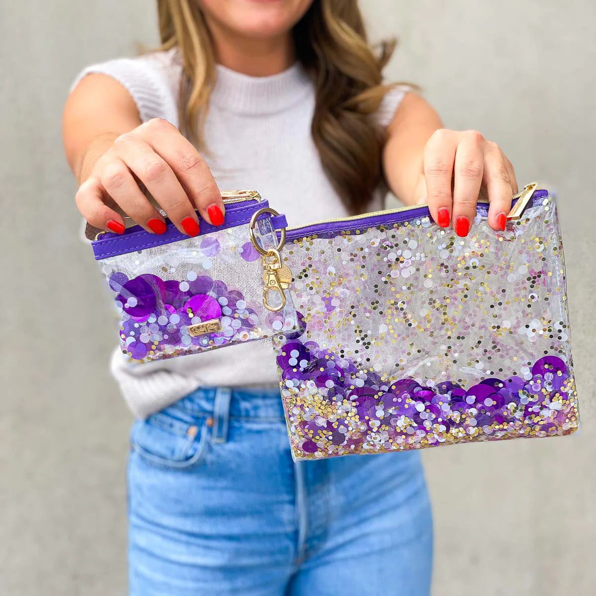 Keychain Wallet | Purple Crush